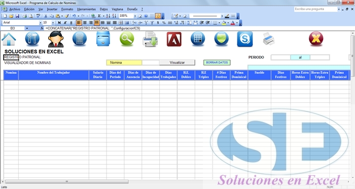Soluciones en Excel